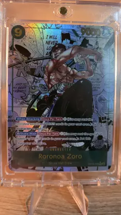 One Piece Roronoa Zoro #OP06-118 Manga Wings of the Captain 2024 English - Image 1