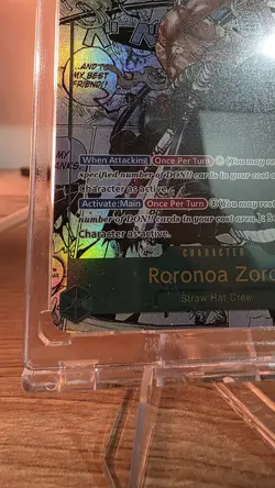 One Piece Roronoa Zoro #OP06-118 Manga Wings of the Captain 2024 English - Image 2