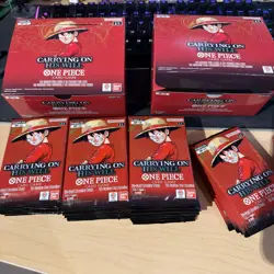 New 37x One Piece OP-13 Carrying On His Will English Booster Pack Lot ENG Sealed - Image 1
