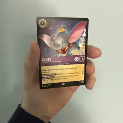 Disney Lorcana Fabled Dumbo Ninth Wonder Of the Universe 45/204 Legendary - Image 2