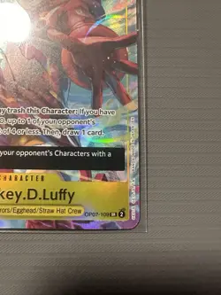 Monkey.D.Luffy (Illustration Box Vol.3) OP07-109 One Piece Promotion Cards Foil - Image 3