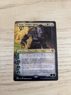 Ajani, Sleeper Agent Borderless - MTG NM - DMU 376 AA Alt Magic Card - Image 1