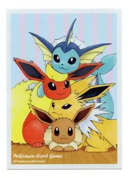Eevee Stacking Individual Card Sleeve Pokemon Center Japan Original - Image 1