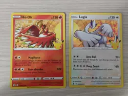 Lugia Ho-Oh 25th Anniversary GRAN FESTA HOLO Rare Pokemon Trading Card MINT - Image 1