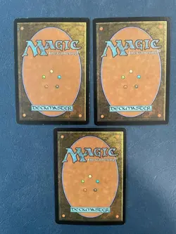 MTG 3X JAPANESE FOIL ODYSSEY FOREST MAGIC THE GATHERING #348/350 BASIC LAND - Image 2