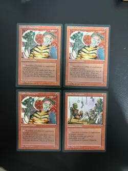 MTG 4X FALLEN EMPIRES GOBLIN CHIRUGEON NM MAGIC THE GATHERING COMMON SORCERY RED - Image 1