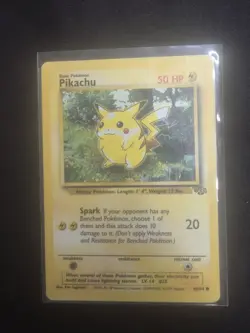 Pokemon Pikachu TCG Jungle Card 60/64 1st Edition - Image 1