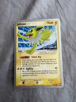 Pokemon TCG Jolteon Gold Star Card 101/108 World Championships 2007 MP - Image 1