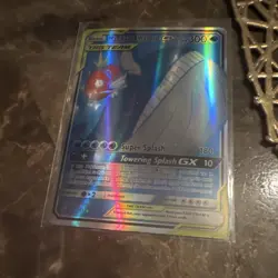 Pokemon Magikarp & Wailord GX Full Art TAG TEAM Holo 160/181 SM-Team Up - Image 1