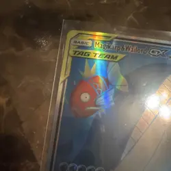 Pokemon Magikarp & Wailord GX Full Art TAG TEAM Holo 160/181 SM-Team Up - Image 2