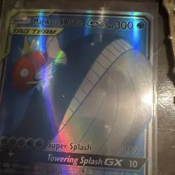 Pokemon Magikarp & Wailord GX Full Art TAG TEAM Holo 160/181 SM-Team Up - Image 3