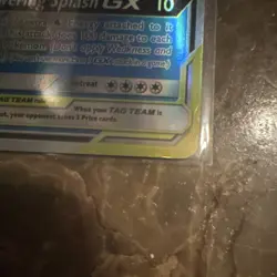 Pokemon Magikarp & Wailord GX Full Art TAG TEAM Holo 160/181 SM-Team Up - Image 4