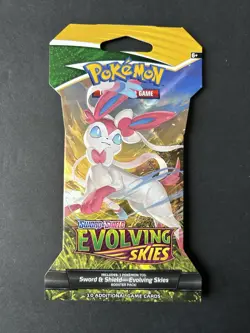 Pokemon TCG Evolving Skies Sleeved Booster Pack New Sealed Sylveon Pack - Image 1