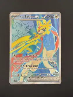 Hop’s Zacian EX 176/159 Ultra Rare Full Art Pokemon Journey Together - NM - Image 1