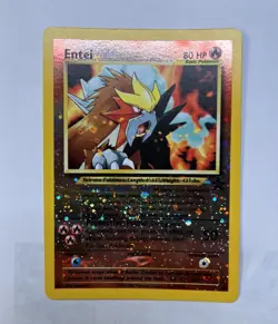 Pokemon Entei Black Star Promo #34 2001 Reverse Holo - Image 1