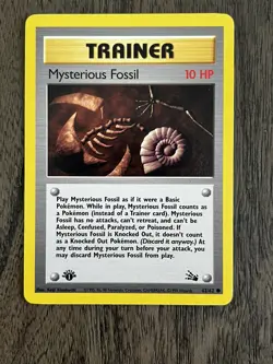 Pokemon 1st Edition Fossil 5 Card Lot-NM Aerodactyl,Kabutops,Kabuto.Omanyte + T - Image 2