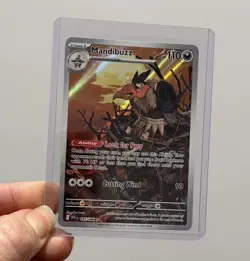 Mandibuzz 145/086 White Flare Illustration Rare Pokemon TCG Card - NM/M - Image 1