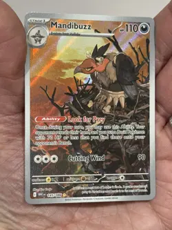 Mandibuzz 145/086 White Flare Illustration Rare Pokemon TCG Card - NM/M - Image 3