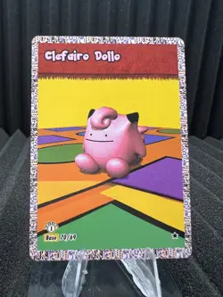 Clefairo Dollo 70/69 - Dittomon Base Set First Edition Fan Art Pokemon - Image 1