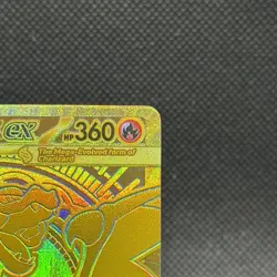 2025 Pokemon Phantasmal Flames 130 Mega Charizard X EX Gold Hyper Rare - Image 4