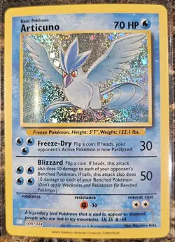 Pokemon 2023 TCG Classic: Blastoise Deck Articuno 9 Holo NM or Better - Image 1
