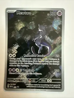 Mewtwo 052 Scarlet & Violet 151 Black Star Promo Pokemon Card - Image 1