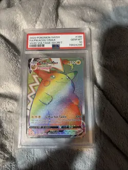 Pokemon Pikachu VMAX Full Art Secret Rare 188/185 Vivid Voltage Holo PSA 10 - Image 1