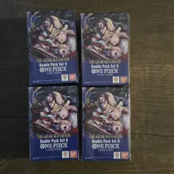 Lot of (4) One-Piece Double Pack Set Vol. 9 - The Azure Sea's Seven OP14 Sealed - Image 1