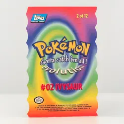[NM-LP] 1999 Topps Movie Ivysaur #2 Die Cut Card (Blue Label) - Image 2