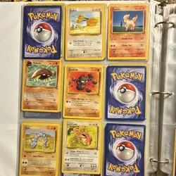 Pokemon TCG Binder Lot Vintage Trainer Cards Pikachu Charmander Snorlax Eevee - Image 4