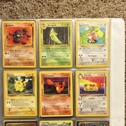 Pokemon TCG Binder Lot Vintage Trainer Cards Pikachu Charmander Snorlax Eevee - Image 5