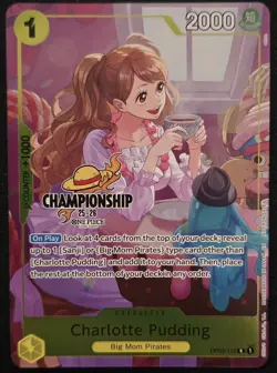 Charlotte Pudding OP03-112 Championship 25-26 Celebration Pack One Piece Card - Image 1