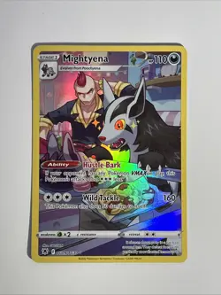 Pokemon TCG Mightyena Holo Rare Card Astral Radiance TG09/TG30 NM Condition - Image 1