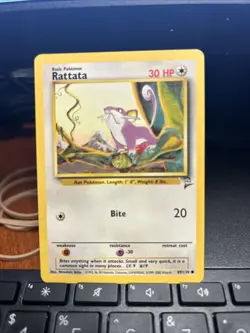 Rattata - 89/130 - Base Set 2 - Pokemon Card - NM - Image 1