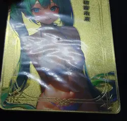 Hatsune Miku Vocaloid Bikini Waifu Metal Card Goddess Story Sea Moon Partying - Image 3