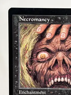 Necromancy - Visions ~Small Crease~ Magic The Gathering MTG - Image 3