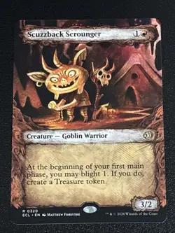 MTG Lorwyn Eclipsed Scuzzback Scrounger Showcase 0320 NM Rare - Image 1
