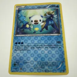 Pokemon TCG Jumbo Oversized ‘S Oshawott Black Star Promo Lenticular Pokemon Card - Image 1