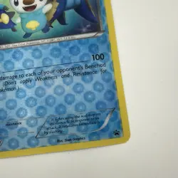 Pokemon TCG Jumbo Oversized ‘S Oshawott Black Star Promo Lenticular Pokemon Card - Image 3