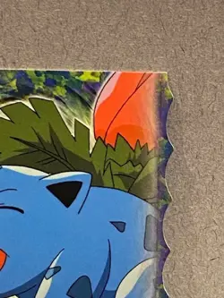 IVYSAUR #02 2 OF 12 POKEMON EVOLUTION TOPPS DIE CUT EMBOSSED BLUE LABEL - Image 4