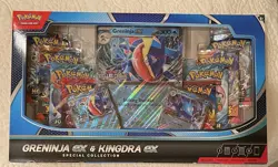 Pokemon Trading Card Game Greninja ex and Kingdra ex Special Collection Box - Image 1