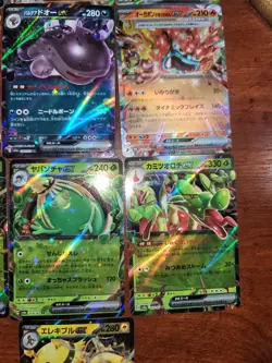 10 Pokemon Jpn Lot Double Rare EX Cards Shown In Photos - Image 5