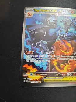 Mega Charizard X ex - 125/094, Phantasmal Flames, SIR, Pokemon TCG, Near Mint - Image 3