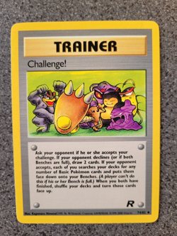 Pokemon Trainer Challenge! Non Holo Card 74/82 2000 excellent condition WOTC - Image 1