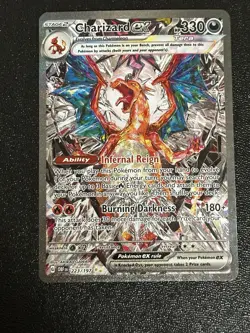 2023 Pokemon Obf EN-Obsidian Flames Charizard EX Special Illustration Rare 223 - Image 1