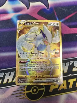 Pokemon TCG. Lugia Vstar 211/195 Silver Tempest Gold Secret Rare (NEAR MINT) 🏆 - Image 1