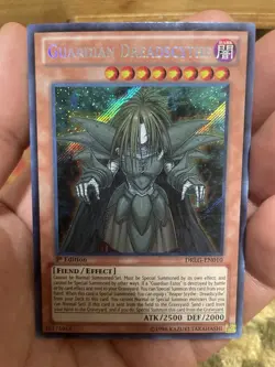 Konami Guardian Dreadscythe DRLG-EN010 Secret Rare 1st Edition Holo Dragons of … - Image 4