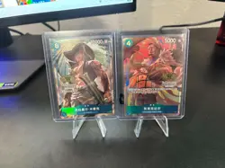 One Piece TCG CHINESE 2ND ANNIVERSARY SET 044 Dracule Mihawk & Crocodile - Image 1