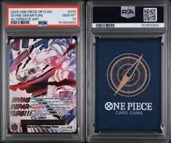 2025 ONE PIECE OP13-CARRYING ON HIS WILL ALTERNATE ART DIVINE DEPARTURE PSA 10 - Image 3