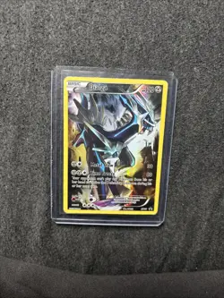 Dialga #XY77 Full Art Holo Pokemon trading card - Image 1